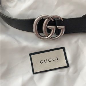 Gucci Double G Logo Belt